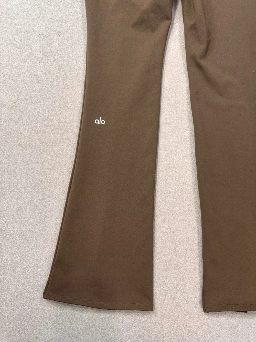 ALO Yoga Airbrush High Waist Flare Flutter Leggings with Front Slits, Size Small